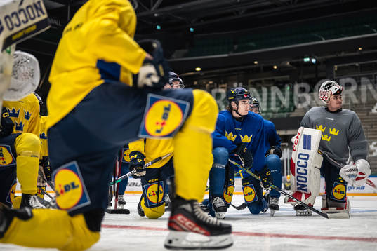 Liam Öhgren of the Swedish under-20 national ice hockey