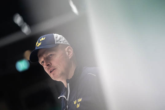 Head coach Magnus Hävelidof the Swedish under-20 national