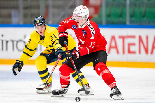 Tom Willander of Sweden and Miles Muller of Switzerland