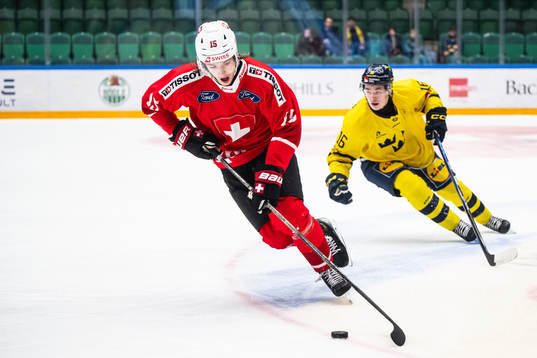 Gael Christe of Switzerland and Felix Unger Sörum of Sweden