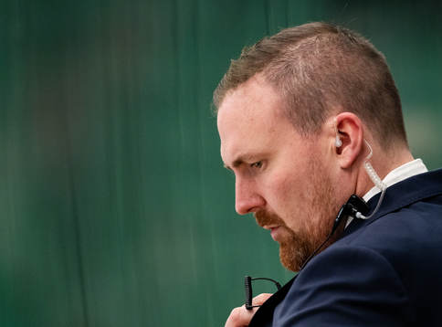 Assistant coach Gereon Dahlgren of Sweden