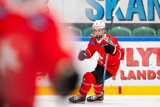 Jamiro Reber of Switzerland celebrates the 3-2 goal