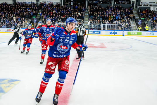 Oskarshamns Viktor Lodin jublar