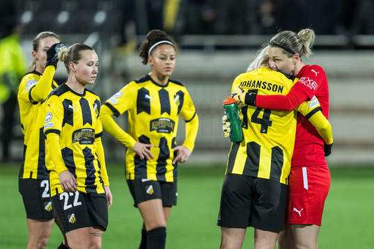 Molly Johansson and Jennifer Falk of Häcken