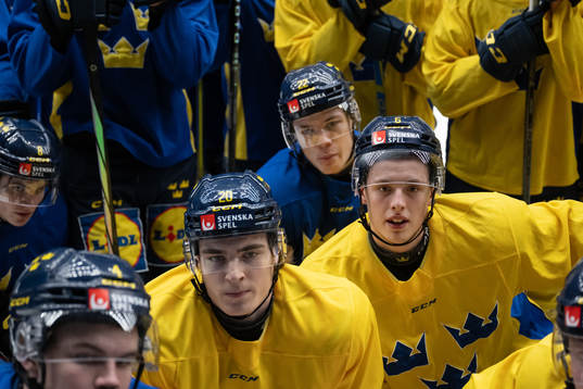 Bläddra bland fler bilder av Ice Hockey, U20, Sweden, practice 