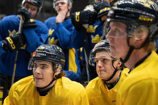 Liam Öhgren and Anton Johansson of the Swedish under-20