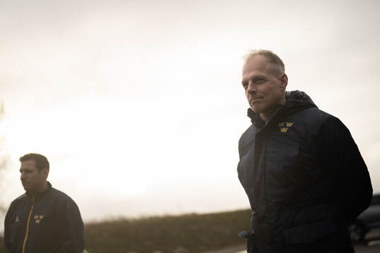 Head coach Magnus Hävelid of the Swedish under-20 national