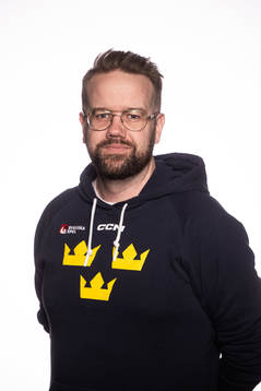 Media manager Linus Hugosson of the Swedish under-20