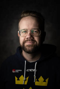 Media manager Linus Hugosson of the Swedish under-20