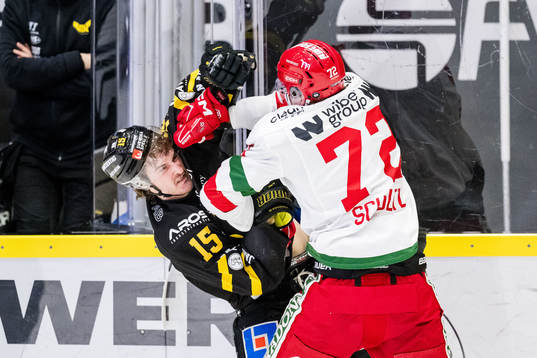Västerås Jared Dmytriw och Moras Phillip Schultz