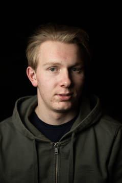 Otto Stenberg of the Swedish under-20 national ice hockey