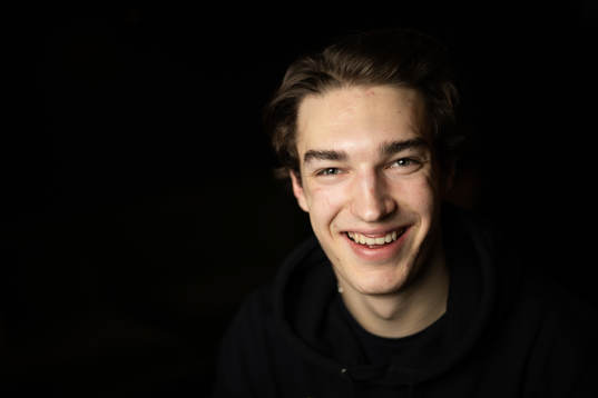 David Edstrom of the Swedish under-20 national ice hockey