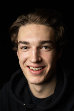 David Edstrom of the Swedish under-20 national ice hockey
