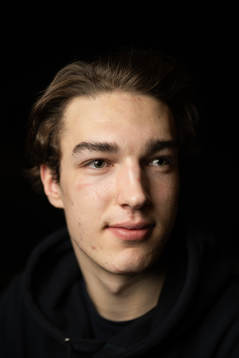 David Edstrom of the Swedish under-20 national ice hockey
