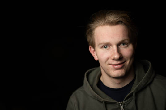 Otto Stenberg of the Swedish under-20 national ice hockey