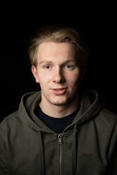 Otto Stenberg of the Swedish under-20 national ice hockey
