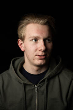 Otto Stenberg of the Swedish under-20 national ice hockey