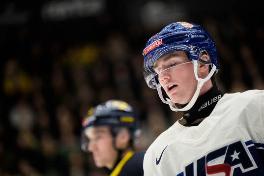 Ryan Chesley of USA looks dejected