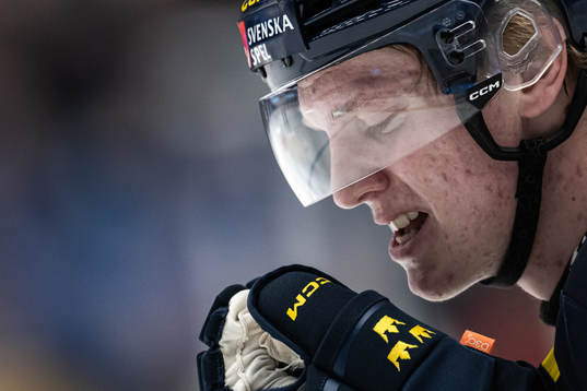 Filip Bystedt of Sweden celebrates the 2-0 goal
