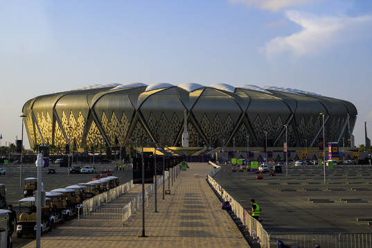 Exterior view of King Abdullah Sports City Stadium