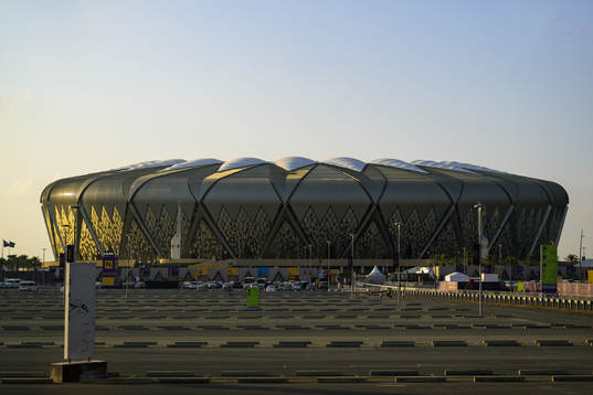 Exterior view of King Abdullah Sports City Stadium