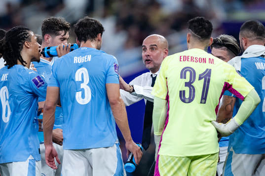 Head coach Pep Guardiola of Manchester City