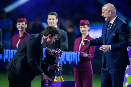 Kaká and Gianni Infantino, President of FIFA
