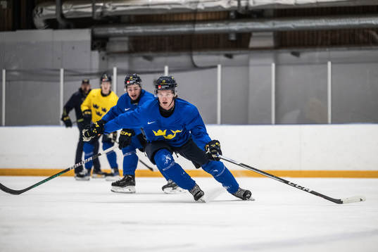Rasmus Rudslätt of Sweden at a practice session