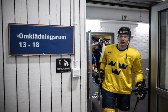 Otto Stenberg of Sweden of Sweden at a practice session