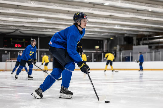 Rasmus Rudslätt of Sweden at a practice session