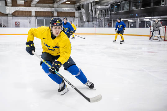 Liam Öhgren of Sweden at a practice session