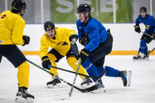 Filip Bystedt of Sweden at a practice session