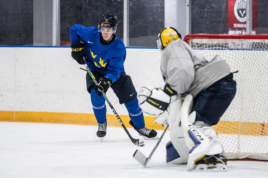 Fabian Wagner of Sweden at a practice session