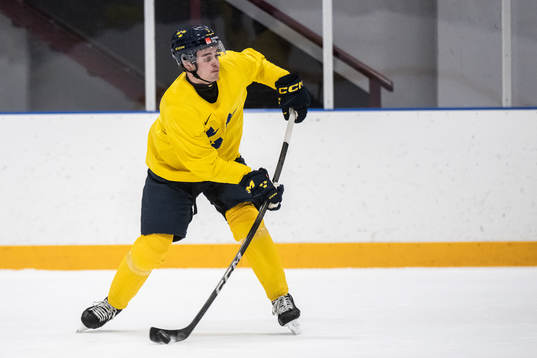 Elias Salomonsson of Sweden at a practice session