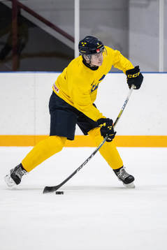 Axel Sandin-Pellikka of Sweden at a practice session