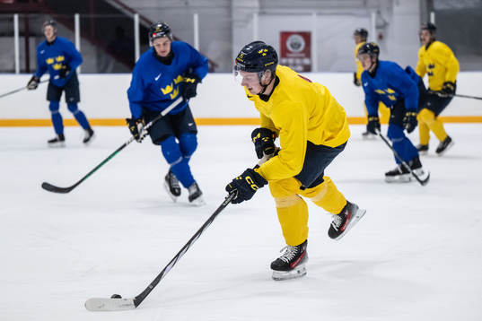 Otto Stenberg of Sweden at a practice session