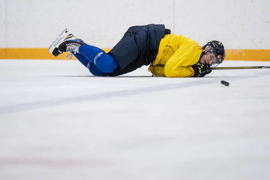 Mattias Hävelid of Sweden at a practice session