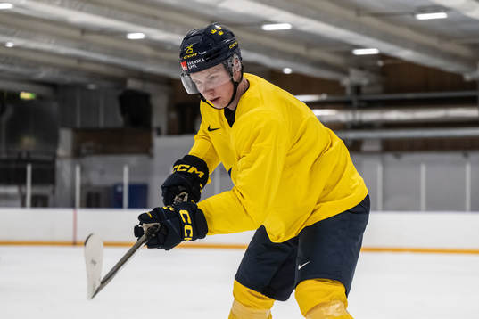 Otto Stenberg of Sweden at a practice session