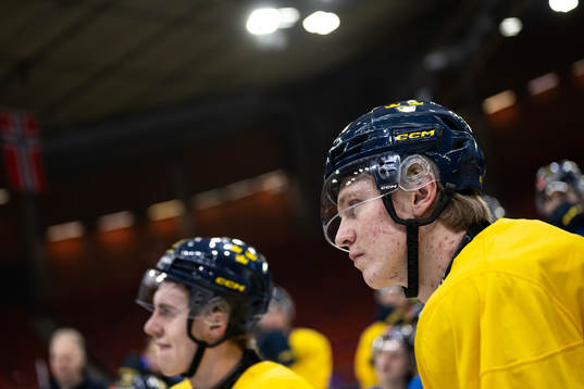 Filip Bystedt of Sweden at a practice session