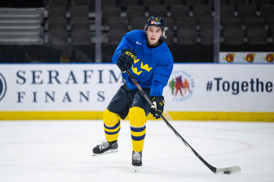 Theo Lindstein of Sweden at a practice session