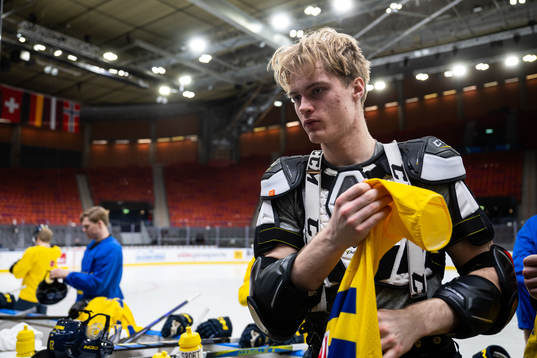 Tom Willander of Sweden at a practice session