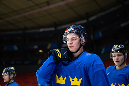 Oskar Pettersson of Sweden at a practice session