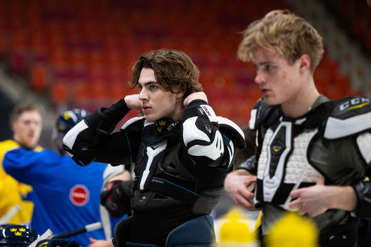 Liam Öhgren of Sweden at a practice session