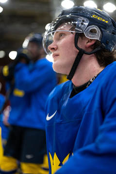 Rasmus Rudslätt of Sweden at a practice session