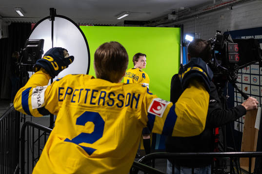 Elias Pettersson and Axel Sandin-Pellikka of Sweden