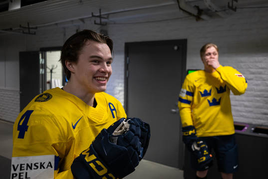 Axel Sandin-Pellikka and Elias Pettersson of Sweden