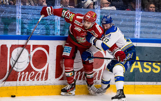 MoDos Josh Dickinson och Leksands Anton Lindholm