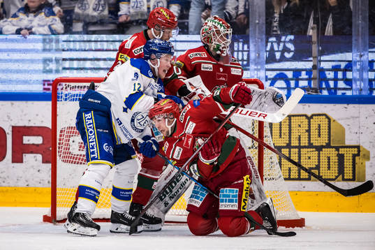 Leksands Kalle Östman och MoDos August Berg