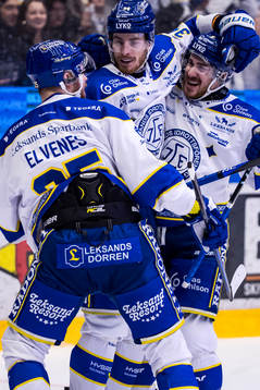 Leksands Peter Cehlarik jublar
