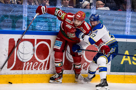 MoDos Josh Dickinson och Leksands Anton Lindholm